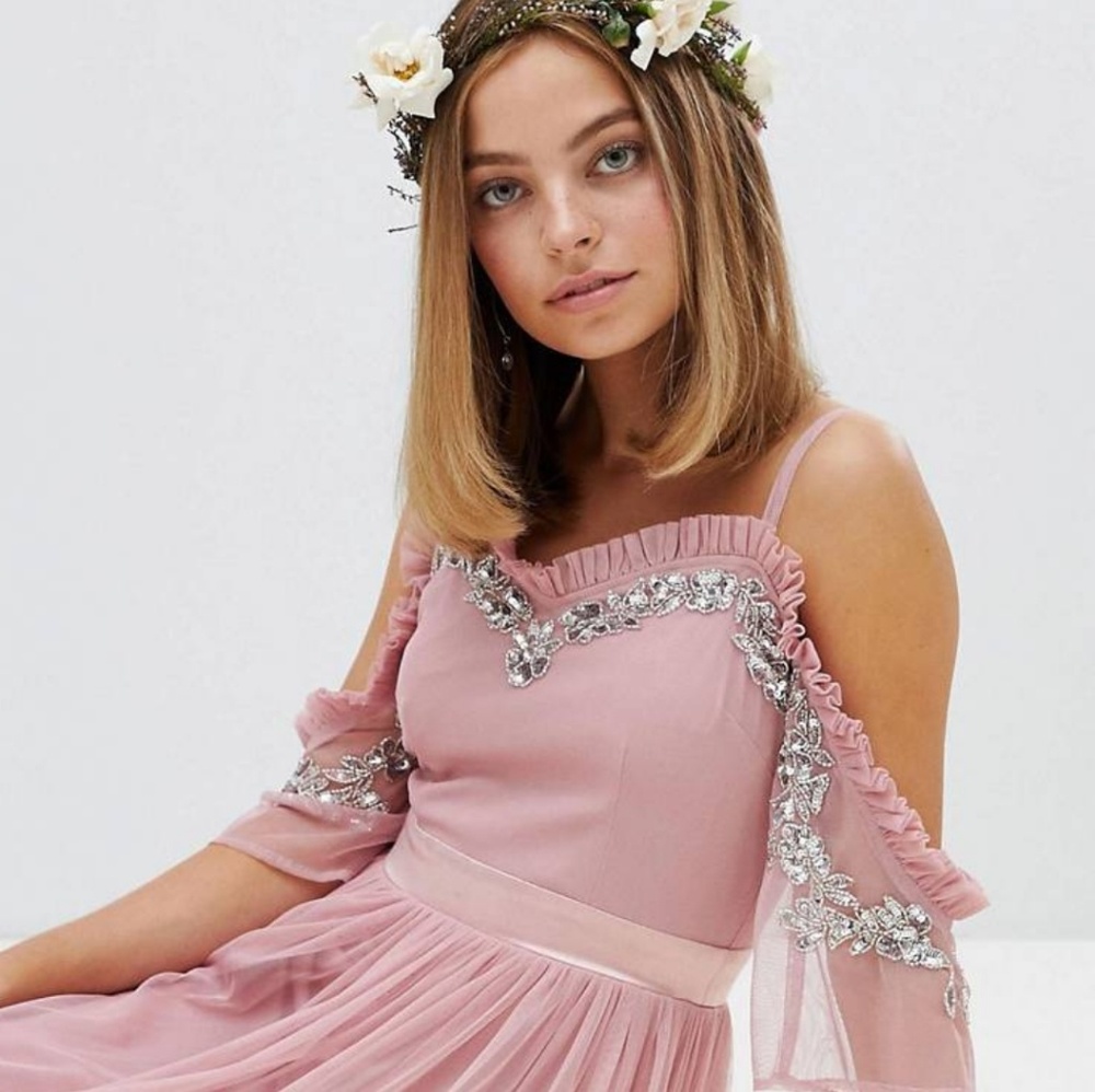 Asos maya cold shoulder dress